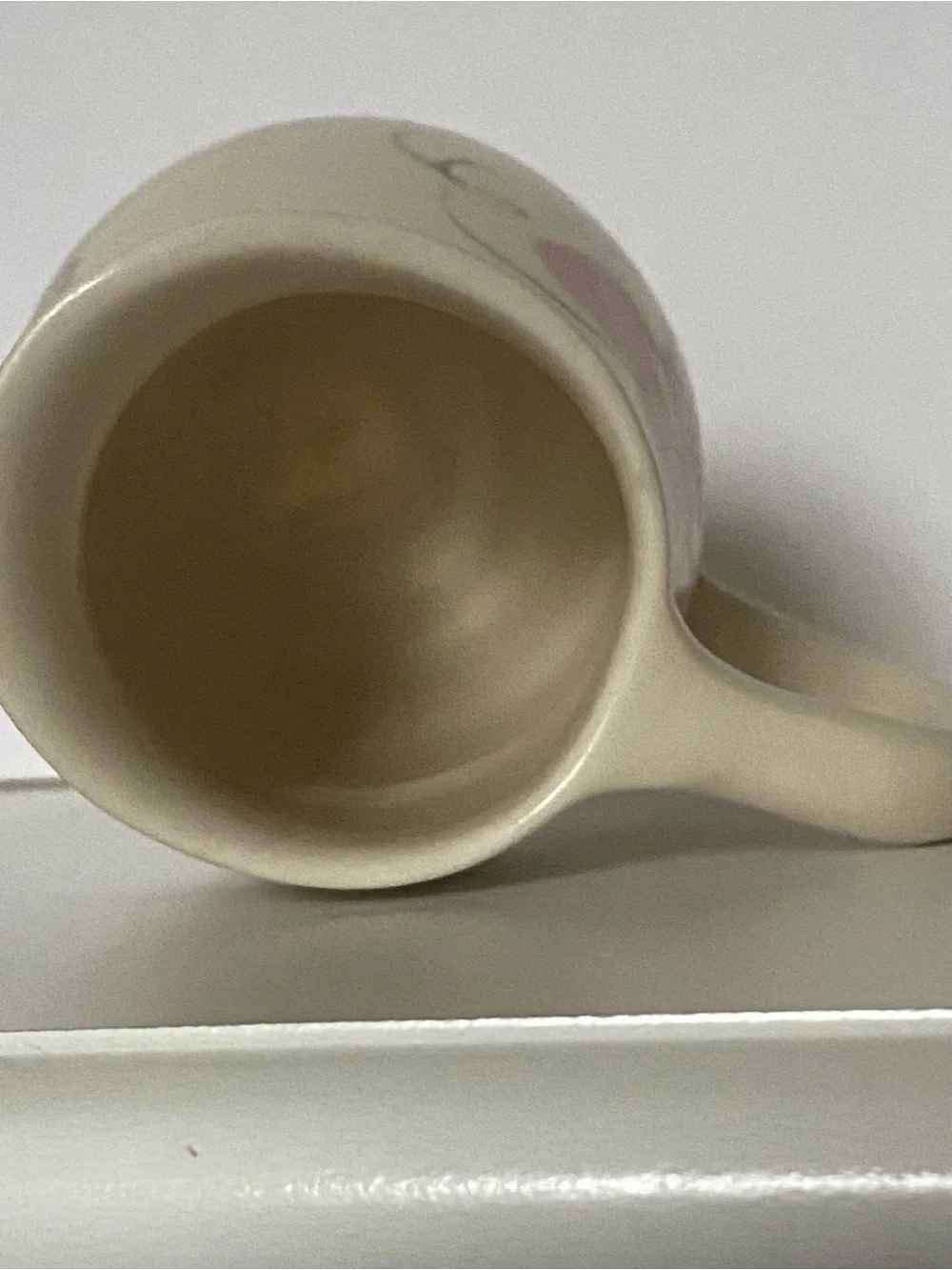 Creamer and Sugar Bowl Vintage Hand Thrown Pottery Hand Painted Signed floral